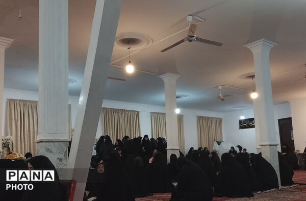 مراسم هفتم شهید یاسر زروندی در مسجد امام حسین (ع) 