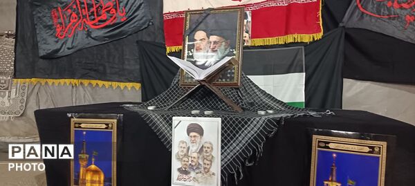 مراسم روضه خوانی و قرائت زیارت عاشورا در نیشابور 
