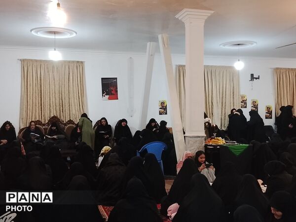مراسم هفتم شهید یاسر زروندی در مسجد امام حسین (ع) 