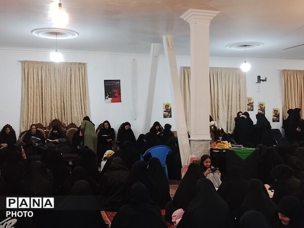 مراسم هفتم شهید یاسر زروندی در مسجد امام حسین (ع) 