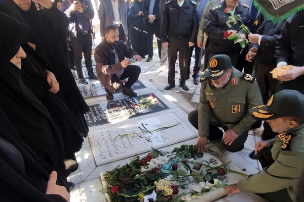 سومین سالگرد شهید علی‌اکبر رنجبر در گلزار شهدای شیراز