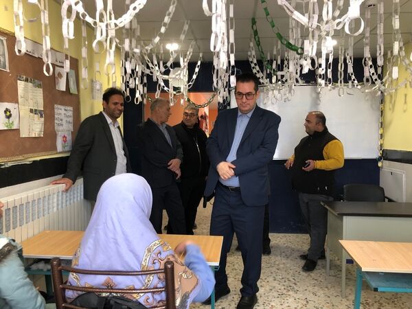 کلنگ‌زنی مدرسه شش‌کلاسه در امانلی و بازدید مسئولان استانی از مدارس راز و جرگلان
