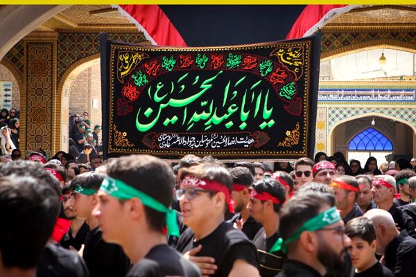 مراسم عاشورای حسینی در مشهد اردهال کاشان