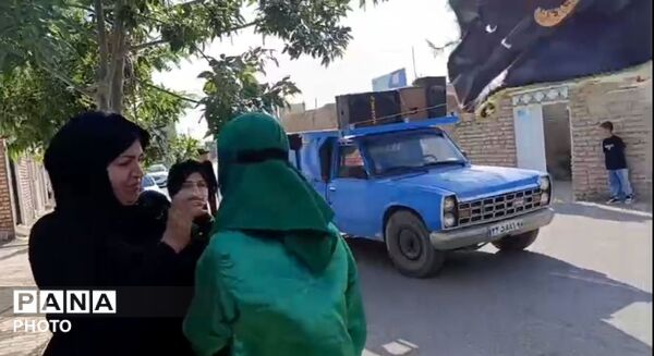 کاروان خودرویی خیمه گاه آل عبا در عزای سیدالشهدا(ع)