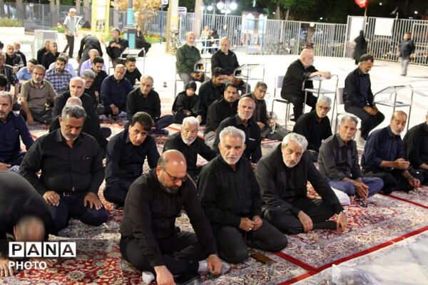 عزاداری پنجمین شب از ماه محرم در زیارتگاه شهید مدرس 