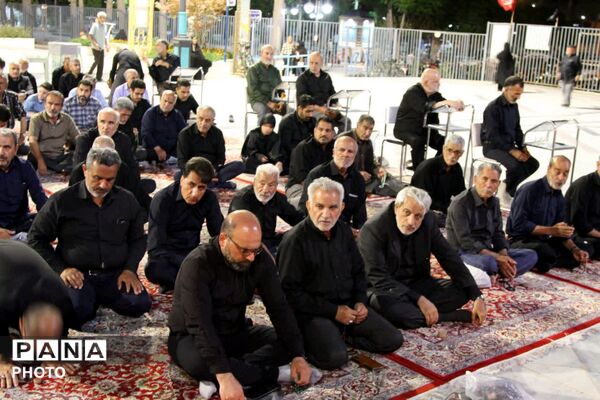 عزاداری پنجمین شب از ماه محرم در زیارتگاه شهید مدرس 