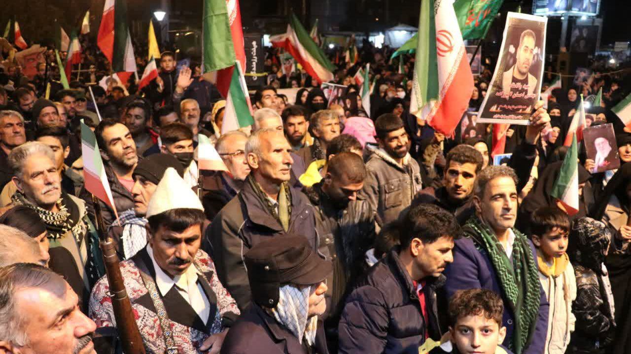 برگزاری هفدهمین شب عزاداری رهبر انقلاب اسلامی در نورآباد