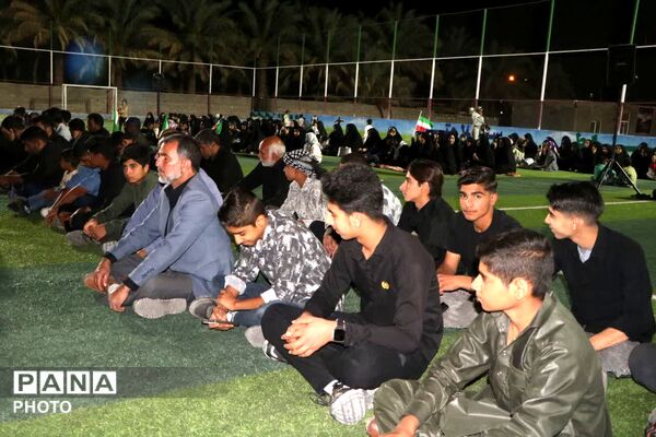 عزای مردم روستای شورآباد نورمحمد در چهلم رهبر شهید انقلاب