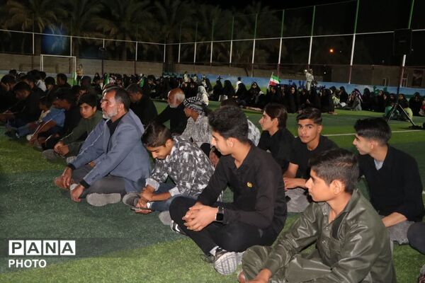 عزای مردم روستای شورآباد نورمحمد در چهلم رهبر شهید انقلاب