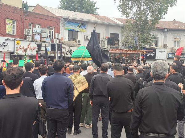 اجتماع عاشوراییان در میدان طالقانی قائمشهر