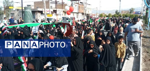 راهپیمایی پرشور مردم جیرفت