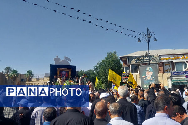 شیراز میزبان پیکر مطهر یکی از سرداران بزرگ انقلاب
