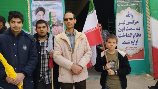 راهپیمایی باشکوه ۲۲ بهمن در کوهبنان