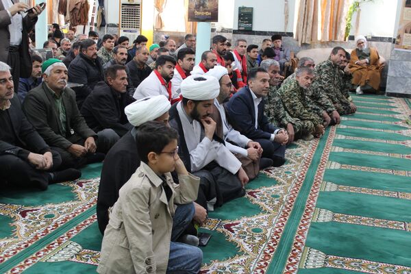 جلوه‌هایی از اقتدار بسیجیان در مسجد صاحب الزمان آشخانه 