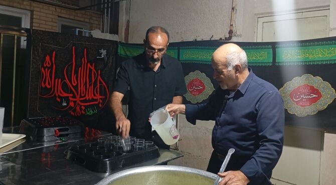سوگواری محرم در هیئت محبان علی بن ابی‌طالب(ع)
