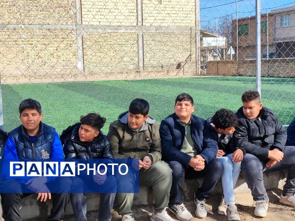 افتتاح چمن مصنوعی روستای قره مصلی