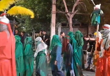 شازند غرق در ماتم شام غریبان حسینی