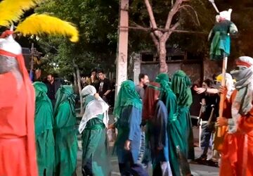 شازند غرق در ماتم شام غریبان حسینی