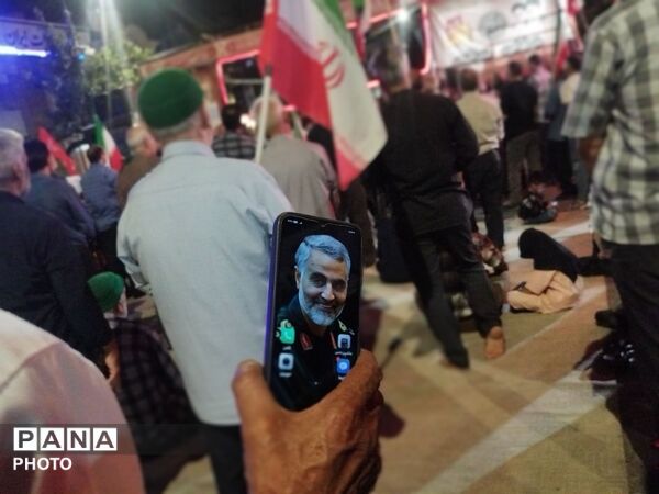 حماسه سازی مردم نیشابور در حسینیه امام خمینی (ره)