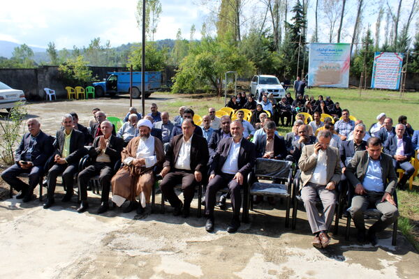 آیین کلنگ زنی طرح اولیا در روستای لدار بندپی شرقی