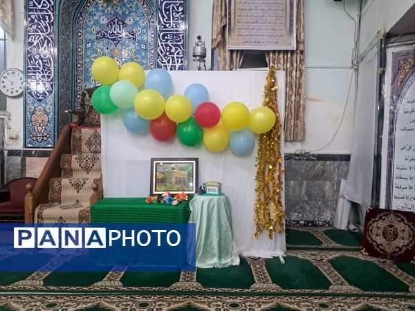 برگزاری جشن میلاد امام رضا(ع) در مسجد صاحب الزمان آشخانه 