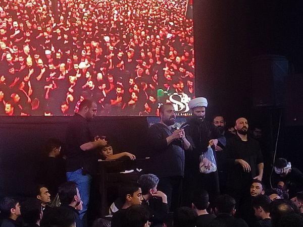 مراسم شب عاشورا در هیئت محبان ابوالفضل نیشابور 