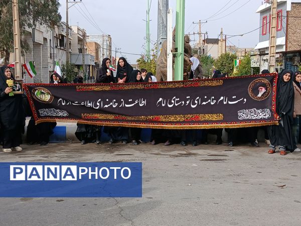 حضور پرشور مردم شهرستان پلدختر در راهپیمایی ۲۲بهمن 