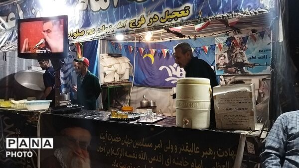 چایخانه  امام  زمان (عج) در صد و یکمین شب از اجتماعات مردمی 