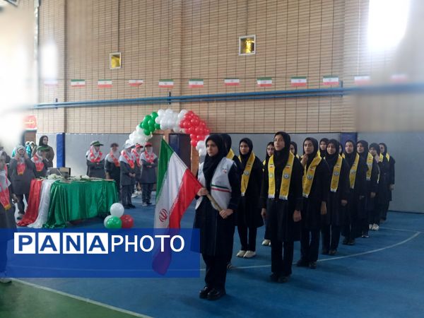 برگزاری مانور بزرگ یاوران انقلاب در سالن شهید یدالهی شهرک شاهد شهریار