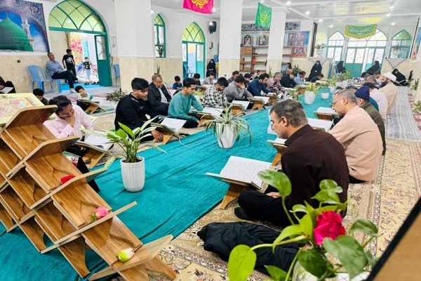 ترتیل خوانی قرآن کریم در شبانکاره