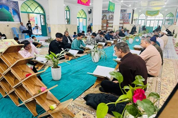 ترتیل خوانی قرآن کریم در شبانکاره