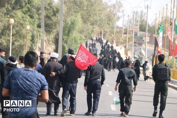 شور حسینی جاماندگان اربعین در فهرج