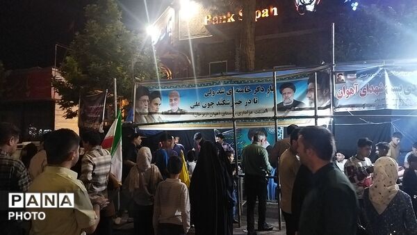 گذری بر موکب هفتاد و پنجمین شب از اجتماعات مردمی نیشابور 