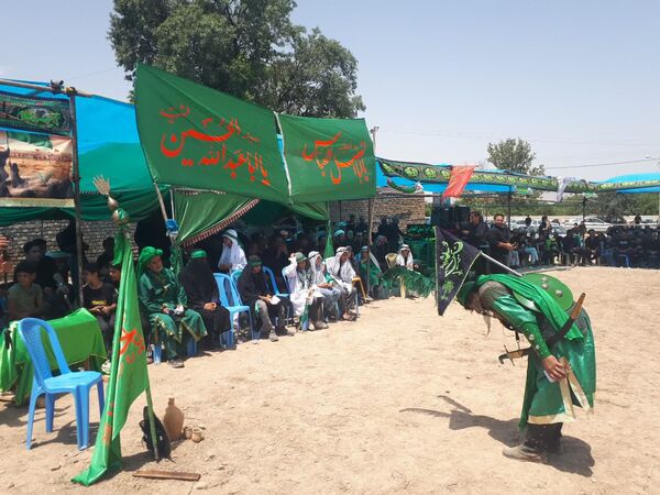 آیین شبیه خوانی عاشورا در روستای مهمانک