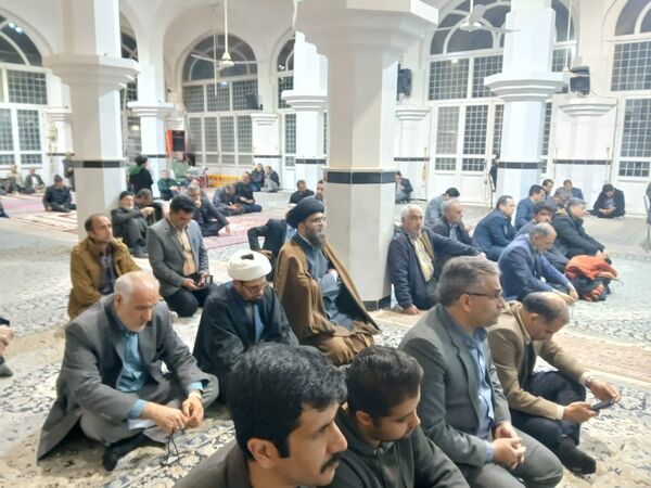 مراسم گرامیداشت شهدای مقاومت و تشیع نمادین پیکر پاک شهید سید حسن نصرالله در خلیل آباد 