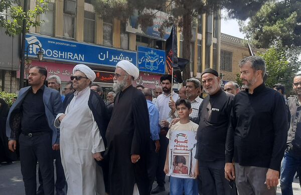 راهپیمایی مردم ولایت‌مدار نیشابور در پی ترور شهید اسماعیل هنیه 