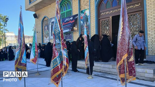 مراسم چهلمین روز شهادت سرهنگ خلبان «یونس حاجی عزیزی»