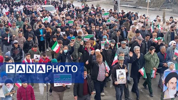 حضور پرشور مردم غلامان در راهپیمایی ۲۲ بهمن