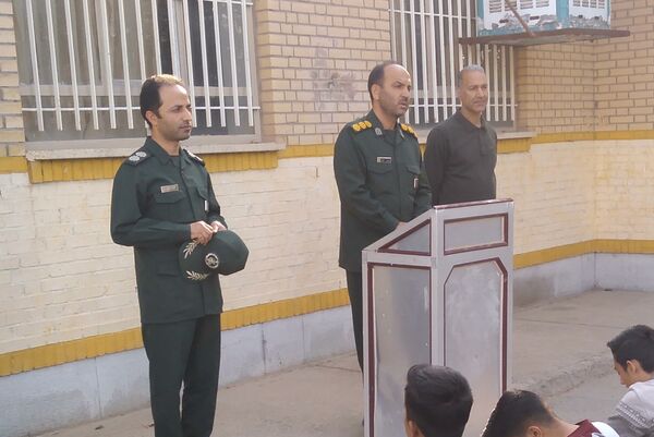 مراسم گرامیداشت شهید مقاومت در دبیرستان‌های پسرانه شهرستان خلیل‌آباد