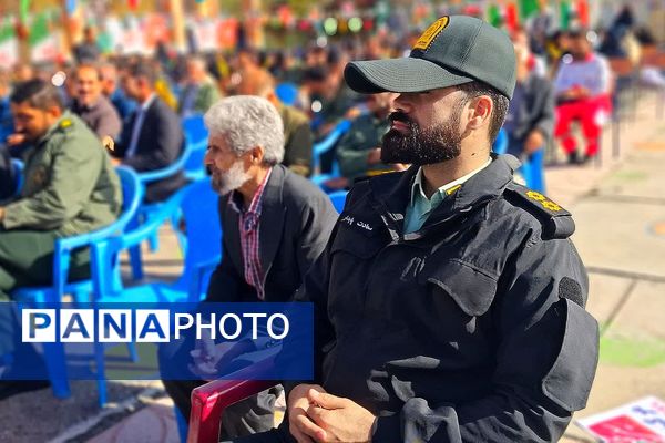 طنین زنگ انقلاب در مدرسه فرزانگان شهرستان باشت