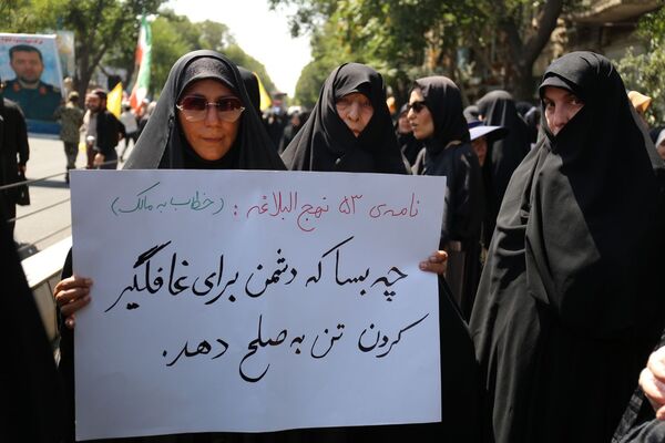 راهپیمایی جمعه خشم در تبریز