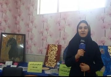 برگزاری جشنواره فرهنگی هنری در دبیرستان خدیجه ناحیه ۲