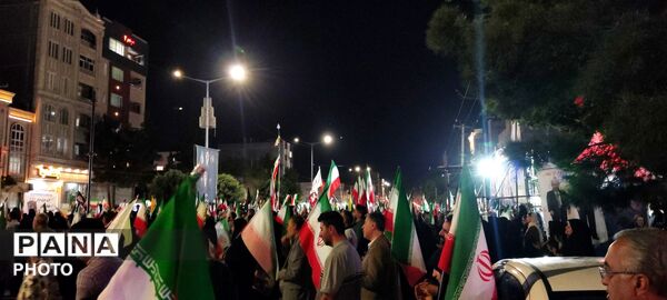 همایش عظیم وفاداری به وطن در بلوار فضل نیشابور