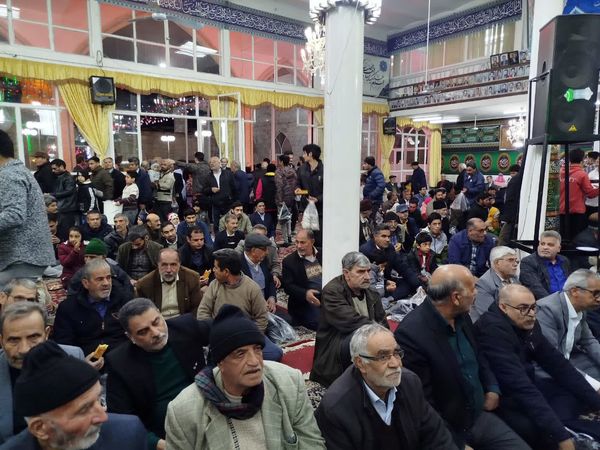 مراسم ولادت حضرت ابوالفضل العباس (ع) در حسینه شهرستان کاشمر 