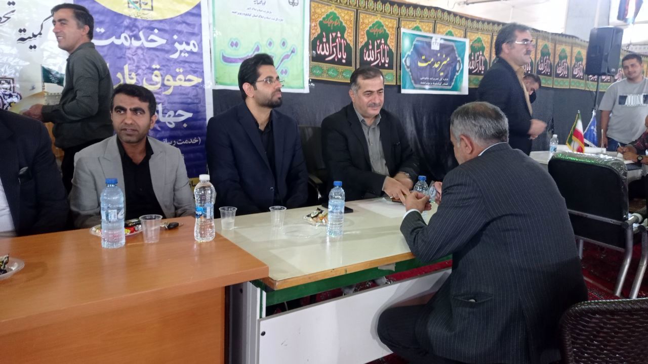 حضور چهره‌های قضایی کهگیلویه و بویراحمد در مصلی یاسوج 