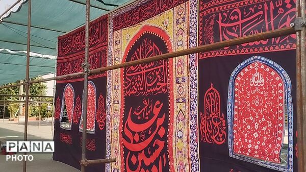  آماده سازی اسکان و مواکب پذیرایی زائران مراسم بدرقه قائد شهید امت در نظرآباد
