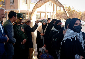 اعزام کاروان راهیان نور دانش‌آموزان دختر شهرستان بن به مناطق عملیاتی دفاع مقدس