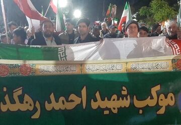 موکب دانش آموزی دبستان شهید احمد رهگذر در شهرک وایین شهریار