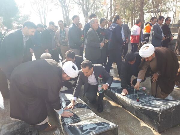دیدار فرماندار شهرستان سملقان با رئیس بنیاد شهید به‌مناسبت گرامیداشت روز شهدا