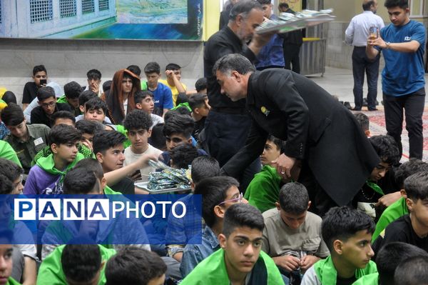 افتتاحیه سومین دوره زیارت اولی‌های پسر در مشهد